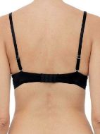 Εικόνα της Lormar Desiderio Reggiseno μαύρο σουτιέν χωρίς μπανέλα, με ενίσχυση.