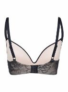 Εικόνα της Dorina Hart Soft Bra Μαύρο με δαντέλα. Χωρίς μπανέλα.