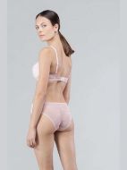 Εικόνα της Gisela Ροζ Σουτιέν Θηλασμού Με Δαντέλα, Ελαφριά Επένδυση, Χωρίς Μπανέλες.