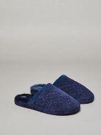 Εικόνα της Noidinotte μπλε ανδρικές παντόφλες με φλις επένδυση.
