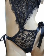 Εικόνα της Milena Μαύρο Κορμάκι Με Δαντέλα.