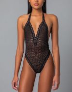 Εικόνα της Milena μαύρο body string lace.