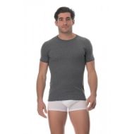 Εικόνα της Lido Underwear Ανδρική Φανέλα Κοντομάνικη σε Γκρι Χρώμα 450-ΑΝ