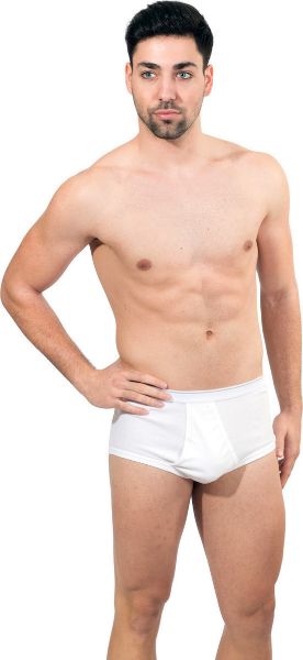 Εικόνα της Lido Underwear 100-L Ανδρικό Σλιπ Λευκό 100-L