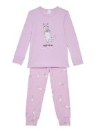 Εικόνα της Pretty Baby Παιδική Πιτζάμα Βαμβακερή Dusty Λιλά 64818