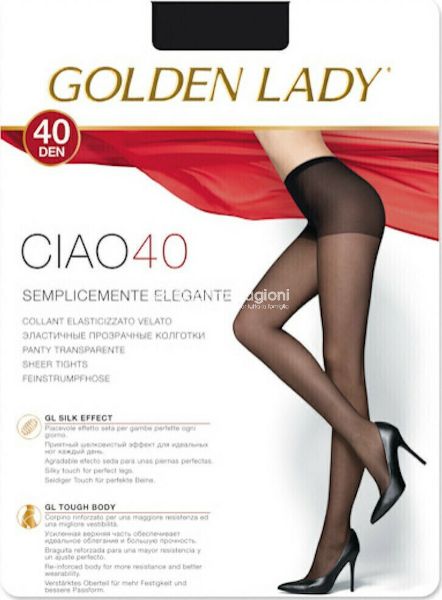 Εικόνα της Golden Lady Ciao 36QYQ Γυναικείο Καλσόν 40 Den Μαύρο