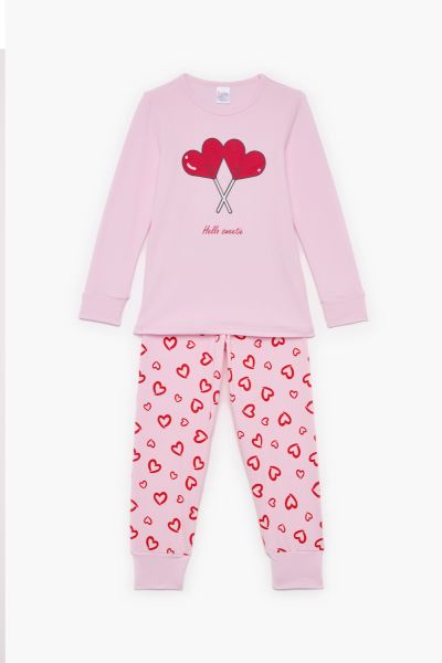 Εικόνα της Pretty Baby Παιδική Πιτζάμα Ροζ 64811