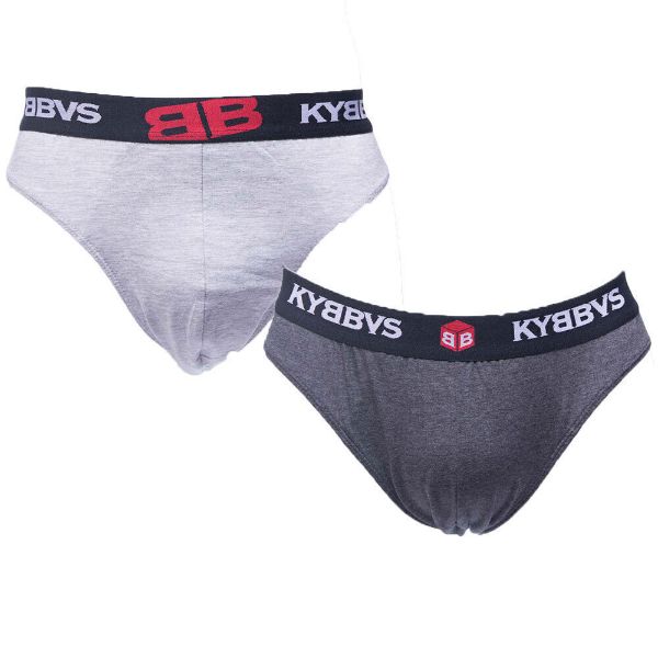Εικόνα της Kybbvs KB901 Ανδρικά Σλιπ Γκρι/Ανθρακί 2Pack KB901