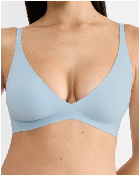 Εικόνα της Sloggi Zero Feel 2.0 The Up P Bra Γαλάζιο Bralette Χωρίς Μπανέλες.