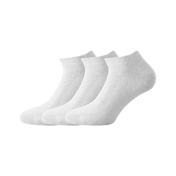 Εικόνα της Walk Γυναικείες Μονόχρωμες Κάλτσες Λευκές 3Pack V50-01